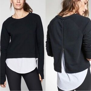 Athleta Roamer Layered Sweatshirt